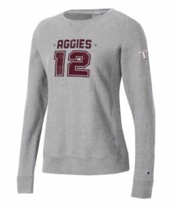 Best Pirce π₯ Champion Texas A&M Aggies 12th Man Centennial Crewneck Sweatshirt - π© Women π