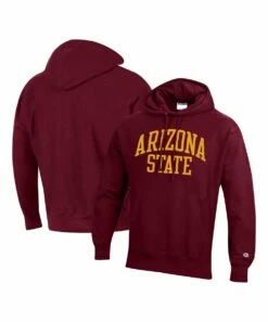 Coupon 😍 Champion Arizona State Sun Devils Team Arch Reverse Weave Hoodie - Men ⭐ -Champion Sales zu100107692 alt 2 tm1652119942