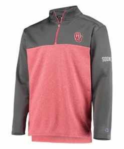 Cheapest 🧨 Champion Oklahoma Sooners Gameday Quarter-Zip Pullover - Men 🧨