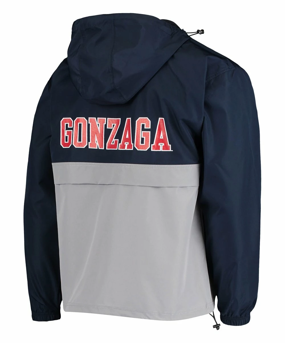 Best Pirce ✔️ Champion Gonzaga Bulldogs Color Block Packable Half-Zip Windbreaker - Men ✔️ 2 Best Pirce ✔️ Champion Gonzaga Bulldogs Color Block Packable Half-Zip Windbreaker - Men ✔️ - Image 2