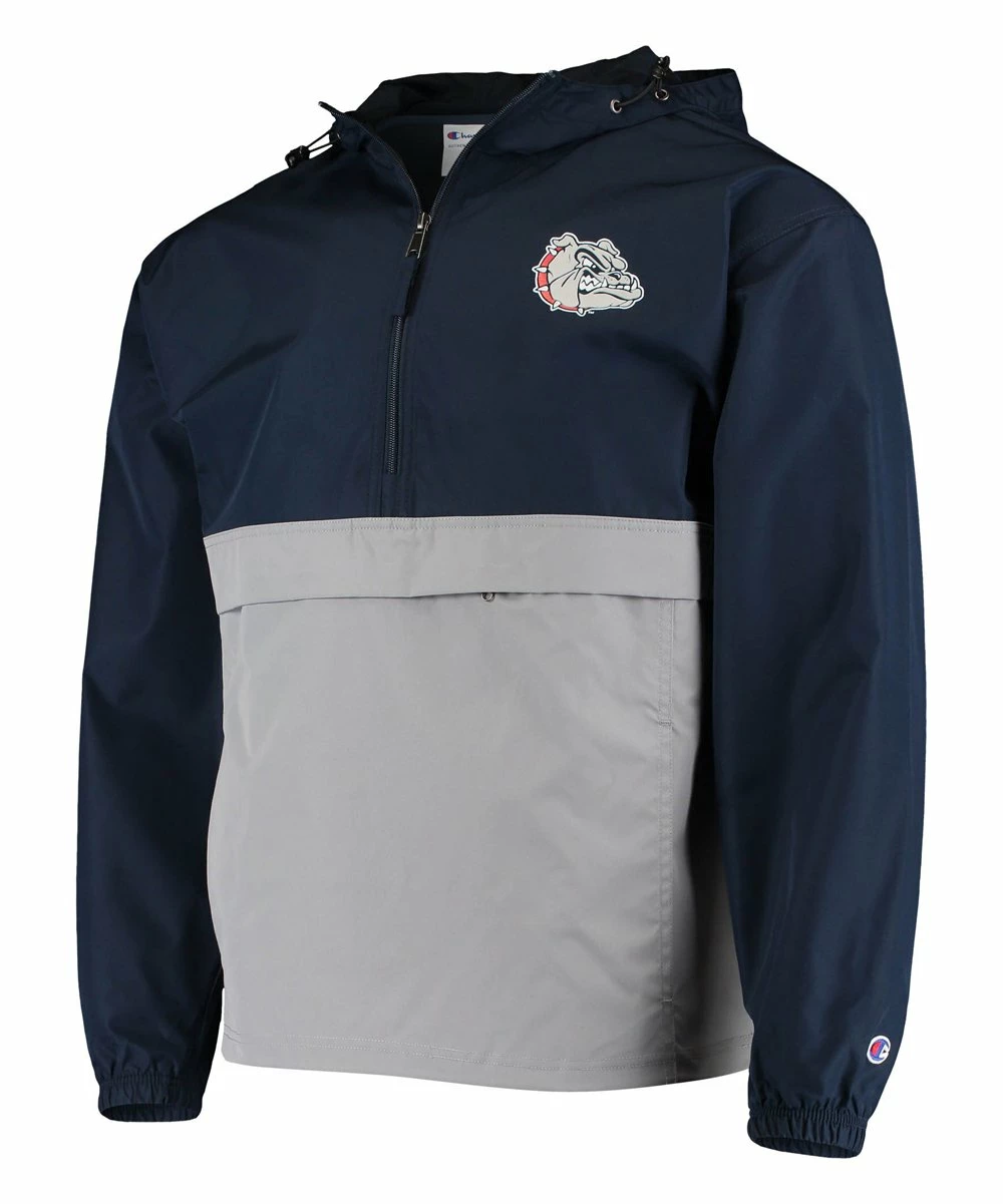 Best Pirce ✔️ Champion Gonzaga Bulldogs Color Block Packable Half-Zip Windbreaker - Men ✔️ 1 Best Pirce ✔️ Champion Gonzaga Bulldogs Color Block Packable Half-Zip Windbreaker - Men ✔️