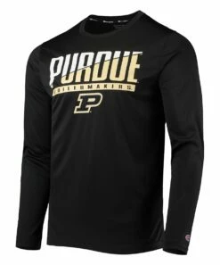 Best Sale 😍 Champion Purdue Boilermakers Wordmark Slash Long-Sleeve Tee - Men ✨