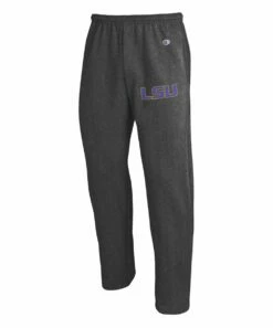 Wholesale 🎉 Champion LSU Tigers Powerblend Straight-Leg Sweatpants - Men 🔔