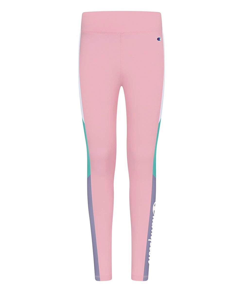 Discount π Champion Pink π¬ Candy & Aruba Blue 'Champion' Color-Block Leggings - π§ Girls π€© 1 Discount π Champion Pink π¬ Candy & Aruba Blue 'Champion' Color-Block Leggings - π§ Girls π€©