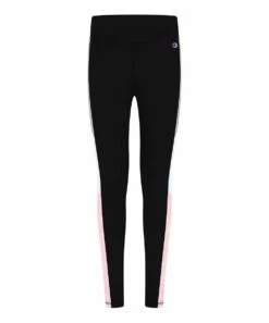 Brand new 😍 Champion Black & Pink 🍬 Candy 'Champion' Color-Block Leggings - 👧 Girls 🥰