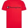 Deals ⭐ Champion Scarlet & Black Logo Tee - Boys 😉