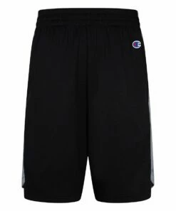 Coupon 🛒 Champion Black & Concrete 'Champion' Athletic Shorts - Boys ⭐