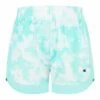 Cheapest 🔔 Champion Aruba Blue Tie-Dye Woven Shorts - 👧 Girls 😍