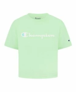 Best Pirce ✨ Champion Mint Logo Boxy Tee - 👧 Girls 🎁