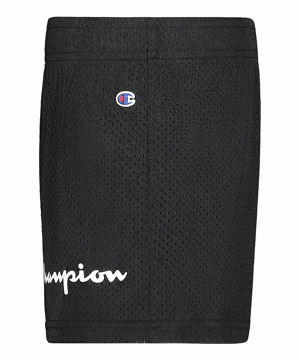 Cheapest π Champion Black Logo Essential Mesh Shorts - π§ Girls π€© 2 Cheapest π Champion Black Logo Essential Mesh Shorts - π§ Girls π€© - Image 2