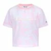 Deals 🤩 Champion Pink 🍬 Candy Tie-Dye Boxy Tee - 👧 Girls 🧨