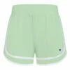 Buy 💯 Champion Mint & White Curved-Hem Shorts - 👧 Girls 😍