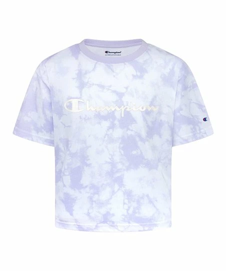 Flash Sale π Champion Urban Lilac Tie-Dye Boxy Tee - π§ Girls 𧨠1 Flash Sale π Champion Urban Lilac Tie-Dye Boxy Tee - π§ Girls π§¨