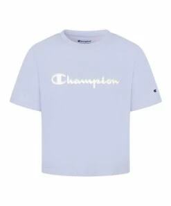 New 🥰 Champion Urban Lilac Double Shadow Logo Boxy Tee - 👧 Girls ❤️