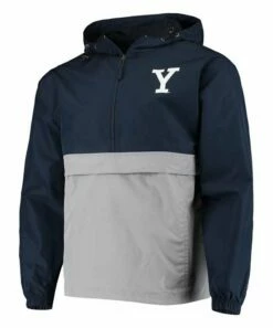 Buy 💯 Champion Yale Bulldogs Color Blocked Packable Front-Zip Jacket - Men 😉