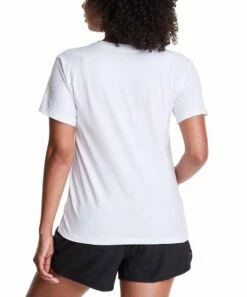 Promo 😉 Champion White The Classic Crewneck Tee - 👩 Women ✔️ -Champion Sales zu102022031 alt 3 tm1663088285
