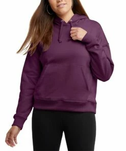 Outlet 😍 Champion Plum Port Powerblend Hoodie - 👩 Women ⌛