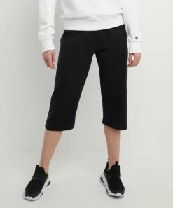 Budget ✨ Champion Black Capri Lounge Pants - 👩 Women 🤩 -Champion Sales zu102022758 alt 3 tm1655917912