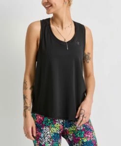 Budget π Champion Black Classic Sport Racerback Tank - π© Women π