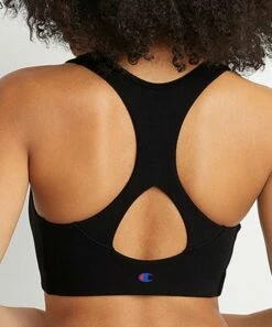 Best Pirce 😍 Champion Black The Authentic Logo Sports Bra 🌟 -Champion Sales zu102022804 alt 2 tm1655917912