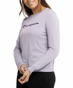 Wholesale β Champion Smoked Lilac The Classic Long-Sleeve Tee - π© Women π