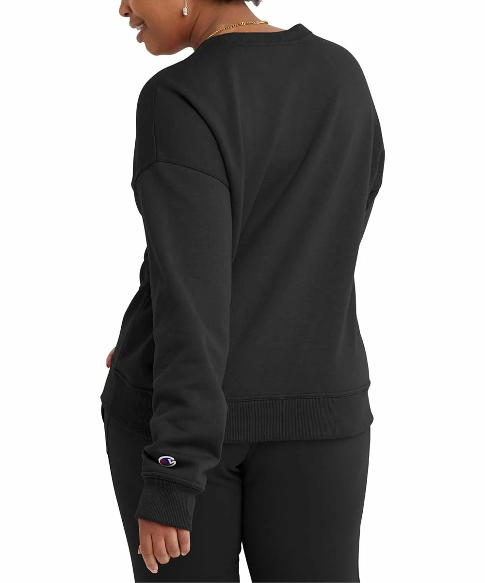 Best Pirce π Champion Black Powerblend Logo Crewneck Sweatshirt - π© Women β€οΈ 2 Best Pirce π Champion Black Powerblend Logo Crewneck Sweatshirt - π© Women β€οΈ - Image 2