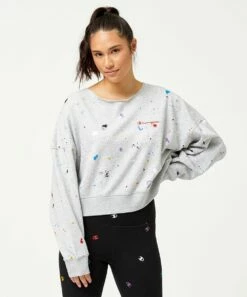 Wholesale π Champion Heather Oxford Gray Paint Splatter Campus Distressed-Neck Sweatshirt - π© Women π 6 Wholesale π Champion Heather Oxford Gray Paint Splatter Campus Distressed-Neck Sweatshirt - π© Women π -Champion Sales zu102028825 main tm1655766846