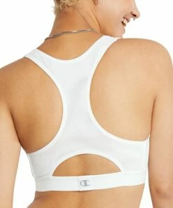 Best deal 🥰 Champion White The Absolute Logo Sports Bra - Plus Too ❤️ -Champion Sales zu102028833 alt 3 tm1655917912