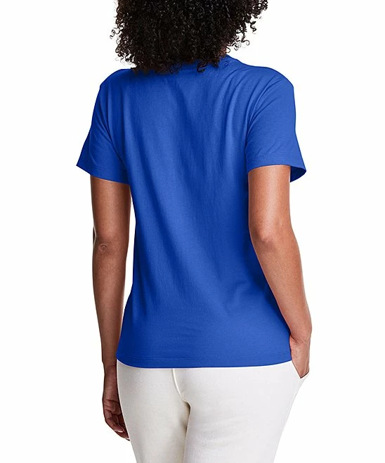 Buy π₯° Champion Deep Dazzling Blue Logo The Classic Tee - π© Women βοΈ 3 Buy π₯° Champion Deep Dazzling Blue Logo The Classic Tee - π© Women βοΈ - Image 3