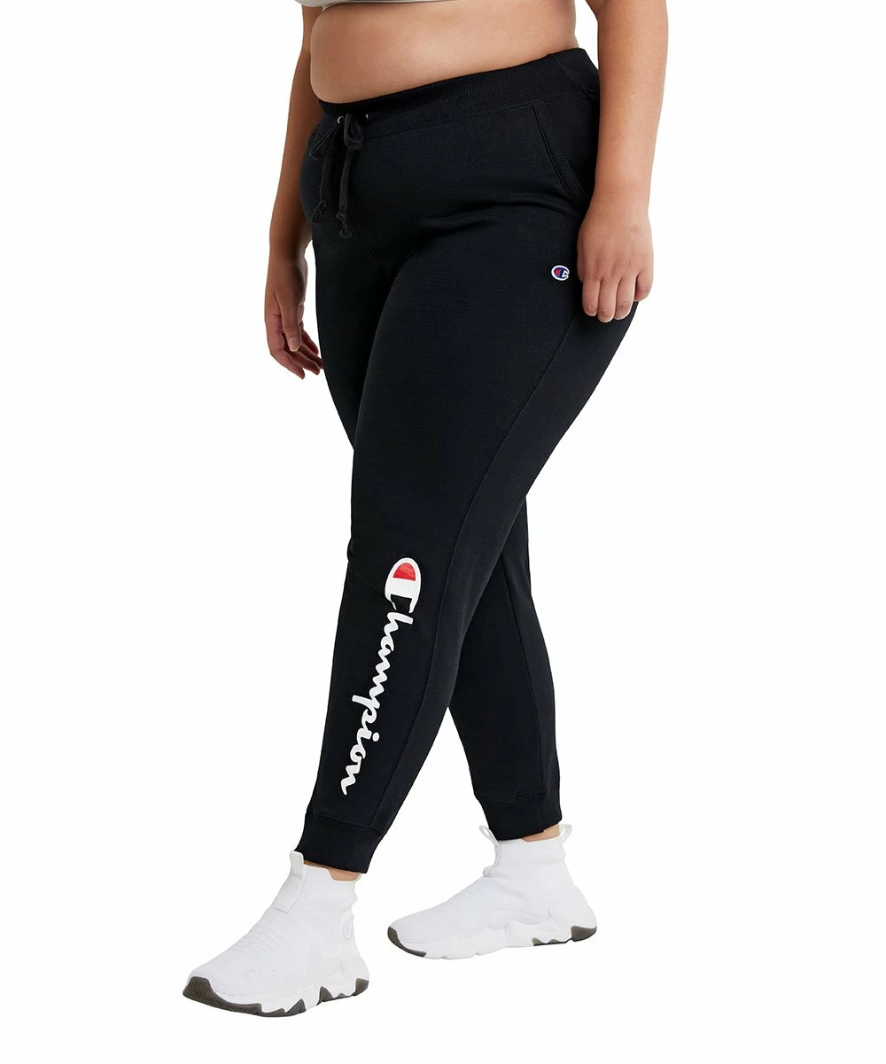 New π Champion Black Plus Powerblend Pocket Joggers - Plus π― 2 New π Champion Black Plus Powerblend Pocket Joggers - Plus π― - Image 2