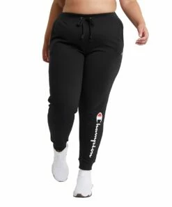New π Champion Black Plus Powerblend Pocket Joggers - Plus π―