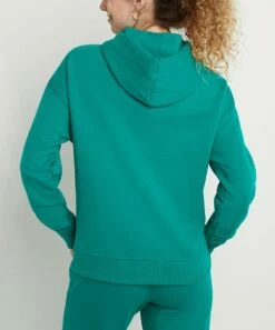 Wholesale 👏 Champion Emerald Night Powerblend Relaxed Hoodie - 👩 Women 😍 -Champion Sales zu102028908 alt 2 tm1655917912