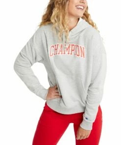 Brand new 👍 Champion Oxford Gray Powerblend Hoodie - 👩 Women 🔔 -Champion Sales zu102028964 main tm1655917912