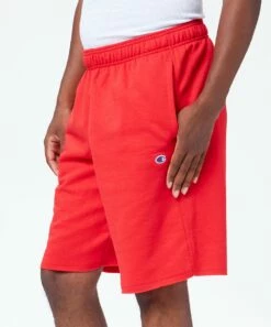 Top 10 🔔 Champion Scarlet 10'' Powerblend Shorts - Men 🧨