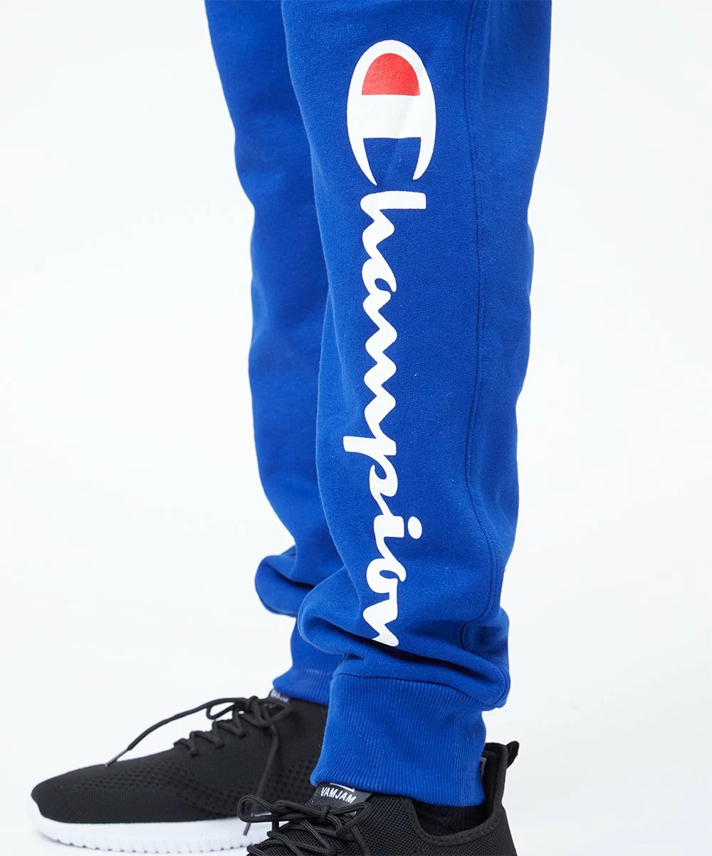 Cheapest π Champion Valiant Blue Powerblend Joggers - Men π 2 Cheapest π Champion Valiant Blue Powerblend Joggers - Men π - Image 2