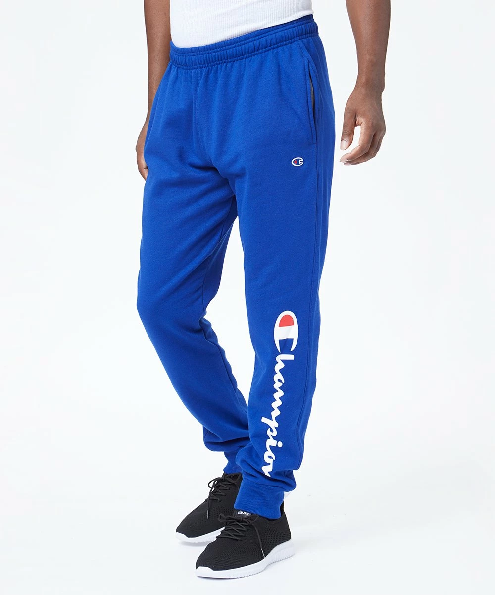 Cheapest π Champion Valiant Blue Powerblend Joggers - Men π 1 Cheapest π Champion Valiant Blue Powerblend Joggers - Men π