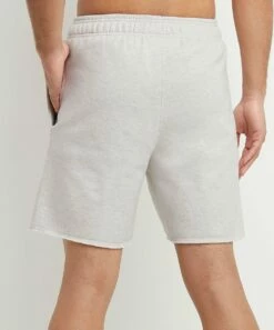 Best Pirce 🔔 Champion Oatmeal Heather 7'' Powerblend Shorts - Men 🔔 -Champion Sales zu102037865 alt 2 tm1655987885