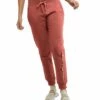 Cheap ❤️ Champion 🩴 Sandalwood Red Powerblend Tie-Waist Pocket Joggers - 👩 Women ⭐