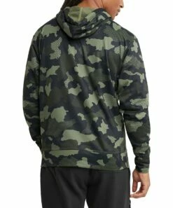 Discount 😉 Champion Olive & Black Camo Mesh Hoodie - Men 😀 -Champion Sales zu102039638 alt 2 tm1663608978