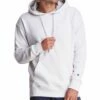 Brand new 👏 Champion Oatmeal Heather Logo Powerblend Hoodie - Men 🥰