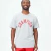Promo 🎁 Champion Oxford Gray Classic Tee - Men ✨