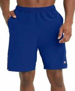Cheap ✔️ Champion Valiant Blue 9'' Sport Shorts - Men 😍