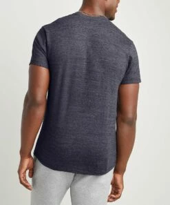 Brand new 👏 Champion Navy Heather Powerblend Crewneck Tee - Men 🔥 -Champion Sales zu102045019 alt 2 tm1655987885