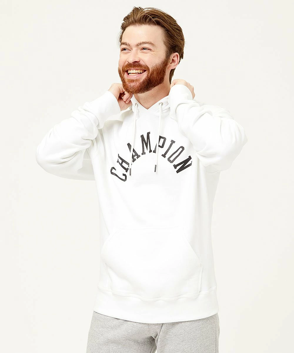 Brand new π Champion White & Black Powerblend Hoodie - Men π 1 Brand new π Champion White & Black Powerblend Hoodie - Men π