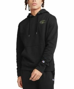 Best reviews of π Champion Black Kangaroo Pocket Powerblend Hoodie - Men βοΈ