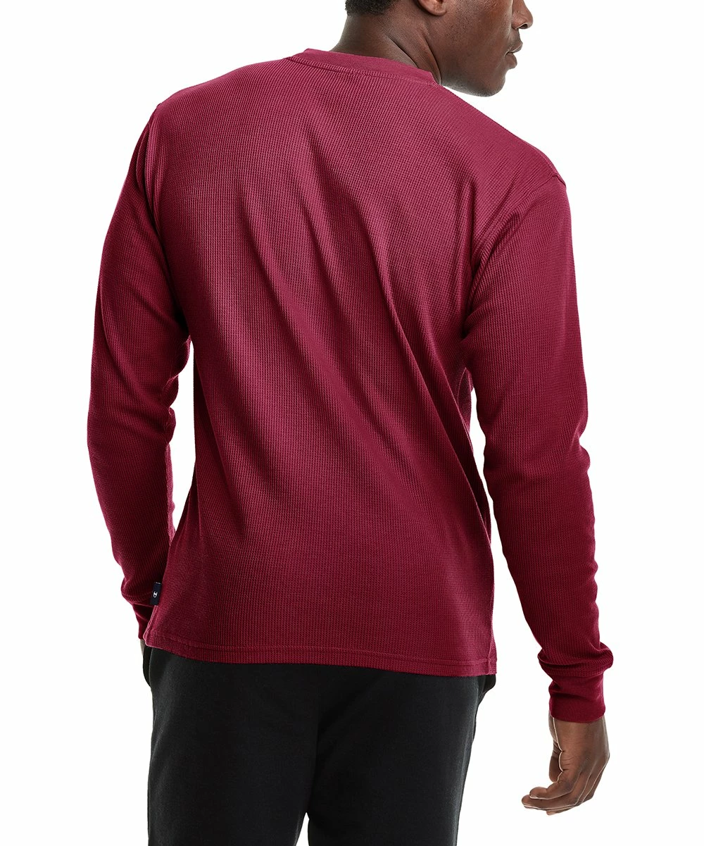 Flash Sale π₯ Champion Cranberry Tart 'Champion' Waffle-Knit Long-Sleeve Tee - Men π₯ 2 Flash Sale π₯ Champion Cranberry Tart 'Champion' Waffle-Knit Long-Sleeve Tee - Men π₯ - Image 2