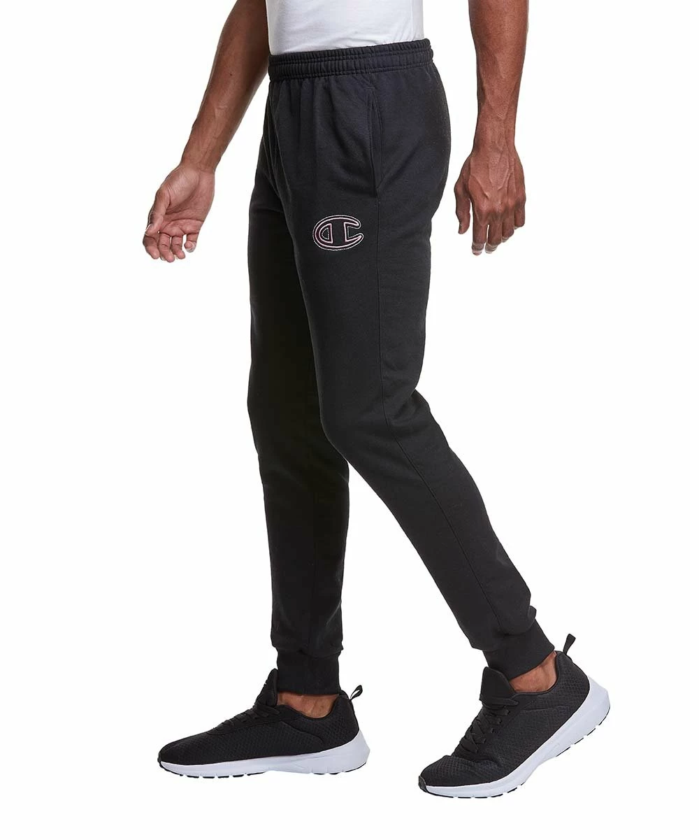 Top 10 π Champion Black Powerblend Logo Joggers - Men π 3 Top 10 π Champion Black Powerblend Logo Joggers - Men π - Image 3