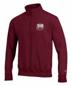 Buy 🔔 Champion Texas A&M Aggies 12th Man Centennial Powerblend Quarter-Zip Pullover - Men 🔔