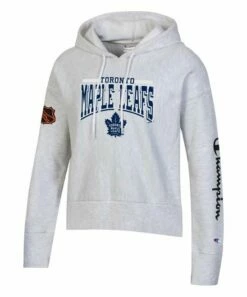 Discount 🌟 Champion Toronto Maple Leafs Reverse Weave Hoodie - 👩 Women 🛒