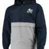 Best Sale 👏 Champion Notre Dame Fighting Irish Color Block Packable Hoodie - Men 🔔